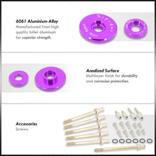 Load image into Gallery viewer, JDM Sport Acura Honda K-Series K20 K24 Low Profile Valve Cover Washers Bolt Kit Purple