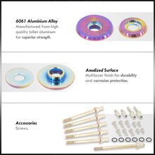Load image into Gallery viewer, JDM Sport Acura Honda K-Series K20 K24 Low Profile Valve Cover Washers Bolt Kit Neo Chrome