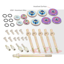 Load image into Gallery viewer, JDM Sport Acura Honda K-Series K20 K24 Low Profile Valve Cover Washers Bolt Kit Neo Chrome