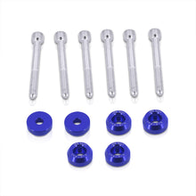 Load image into Gallery viewer, JDM Sport Acura Integra 1990-2001 / Honda Civic 1988-2000 / CRX 1988-1991 / Del Sol 1993-1997 Rear Lower Control Arms Dress Up Washers Bolt Kit Blue