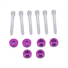 Load image into Gallery viewer, JDM Sport Acura Integra 1990-2001 / Honda Civic 1988-2000 / CRX 1988-1991 / Del Sol 1993-1997 Rear Lower Control Arms Dress Up Washers Bolt Kit Purple