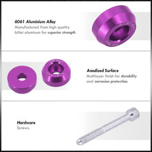 Load image into Gallery viewer, JDM Sport Acura Integra 1990-2001 / Honda Civic 1988-2000 / CRX 1988-1991 / Del Sol 1993-1997 Rear Lower Control Arms Dress Up Washers Bolt Kit Purple