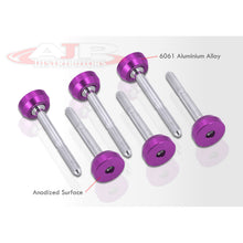 Load image into Gallery viewer, JDM Sport Acura Integra 1990-2001 / Honda Civic 1988-2000 / CRX 1988-1991 / Del Sol 1993-1997 Rear Lower Control Arms Dress Up Washers Bolt Kit Purple
