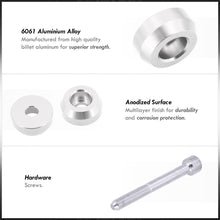 Load image into Gallery viewer, JDM Sport Acura Integra 1990-2001 / Honda Civic 1988-2000 / CRX 1988-1991 / Del Sol 1993-1997 Rear Lower Control Arms Dress Up Washers Bolt Kit Polished