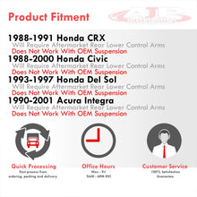 Load image into Gallery viewer, JDM Sport Acura Integra 1990-2001 / Honda Civic 1988-2000 / CRX 1988-1991 / Del Sol 1993-1997 Rear Lower Control Arms Dress Up Washers Bolt Kit Polished