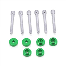 Load image into Gallery viewer, JDM Sport Acura Integra 1990-2001 / Honda Civic 1988-2000 / CRX 1988-1991 / Del Sol 1993-1997 Rear Lower Control Arms Dress Up Washers Bolt Kit Green