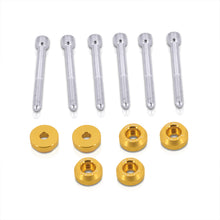 Load image into Gallery viewer, JDM Sport Acura Integra 1990-2001 / Honda Civic 1988-2000 / CRX 1988-1991 / Del Sol 1993-1997 Rear Lower Control Arms Dress Up Washers Bolt Kit Gold