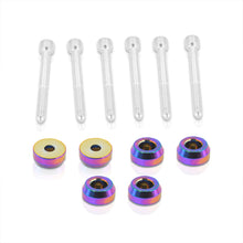 Load image into Gallery viewer, JDM Sport Acura Integra 1990-2001 / Honda Civic 1988-2000 / CRX 1988-1991 / Del Sol 1993-1997 Rear Lower Control Arms Dress Up Washers Bolt Kit Neo Chrome