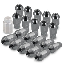 Load image into Gallery viewer, JDM Sport Universal 12 x 1.25 Lug Nuts Gunmetal (20 Pieces)