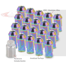 Load image into Gallery viewer, JDM Sport Universal 12 x 1.25 Lug Nuts Neo Chrome (20 Pieces)