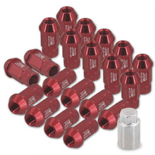 Load image into Gallery viewer, JDM Sport Universal 12 x 1.25 Lug Nuts Red (20 Pieces)