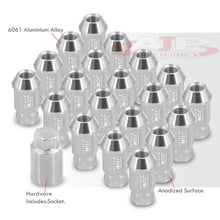 Load image into Gallery viewer, JDM Sport Universal 12 x 1.25 Lug Nuts Polished (20 Pieces)