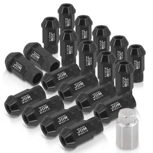Load image into Gallery viewer, JDM Sport Universal 12 x 1.50 Lug Nuts Black (20 Pieces)