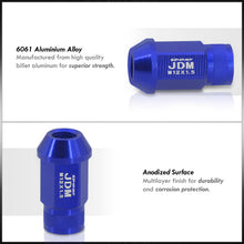 Load image into Gallery viewer, JDM Sport Universal 12 x 1.50 Lug Nuts Blue (20 Pieces)