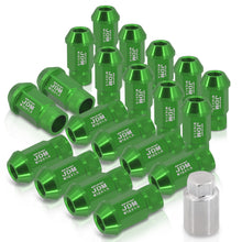Load image into Gallery viewer, JDM Sport Universal 12 x 1.50 Lug Nuts Green (20 Pieces)