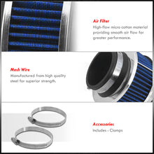 Load image into Gallery viewer, Universal 2.75" Cold Air Intake Bypass Filter Blue