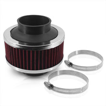 Load image into Gallery viewer, Universal 2.5&quot; Cold Air Intake Bypass Filter Red
