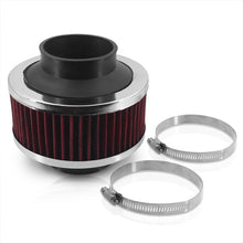 Load image into Gallery viewer, Universal 2.5" Cold Air Intake Bypass Filter Red