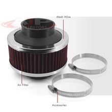 Load image into Gallery viewer, Universal 2.5&quot; Cold Air Intake Bypass Filter Red
