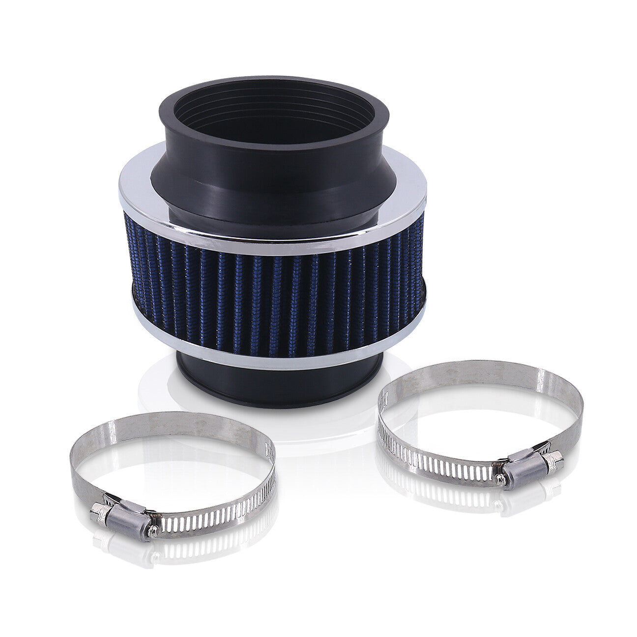 Universal 3" Cold Air Intake Bypass Filter Blue AJP Distributors