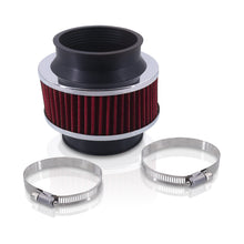 Load image into Gallery viewer, Universal 3" Cold Air Intake Bypass Filter Red