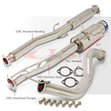 Load image into Gallery viewer, Acura Integra GSR Hatchback 1994-2001 N1 Style Stainless Steel Catback Exhaust System Burnt Tip (Piping: 2.5" / 65mm to 3.0" / 76mm | Tip: 4.5")