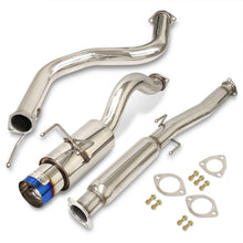 Load image into Gallery viewer, Honda Civic Hatchback 1992-1995 N1 Style Stainless Steel Catback Exhaust System Burnt Tip (Piping: 2.5&quot; / 65mm | Tip: 4.5&quot;)
