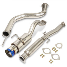Load image into Gallery viewer, Honda Civic Hatchback 1992-1995 N1 Style Stainless Steel Catback Exhaust System Burnt Tip (Piping: 2.5" / 65mm | Tip: 4.5")