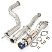 Load image into Gallery viewer, Honda Civic Hatchback 1992-1995 N1 Style Stainless Steel Catback Exhaust System Burnt Tip (Piping: 2.5" / 65mm to 3.0" / 76mm | Tip: 4.5")