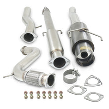 Load image into Gallery viewer, Honda Accord 2.2L I4 1994-1997 N1 Style Stainless Steel Catback Exhaust System Gunmetal (Piping: 2.5&quot; / 65mm to 3.0&quot; / 76mm | Tip: 4.5&quot;)
