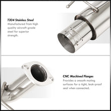 Load image into Gallery viewer, Honda Prelude 1992-1996 N1 Style Stainless Steel Catback Exhaust System (Piping: 2.25" / 58mm to 2.5" / 65mm | Tip: 4.5")