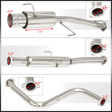 Load image into Gallery viewer, Honda Prelude 1992-1996 N1 Style Stainless Steel Catback Exhaust System (Piping: 2.25" / 58mm to 2.5" / 65mm | Tip: 4.5")