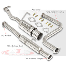 Load image into Gallery viewer, Honda Prelude 1992-1996 N1 Style Stainless Steel Catback Exhaust System (Piping: 2.25" / 58mm to 2.5" / 65mm | Tip: 4.5")