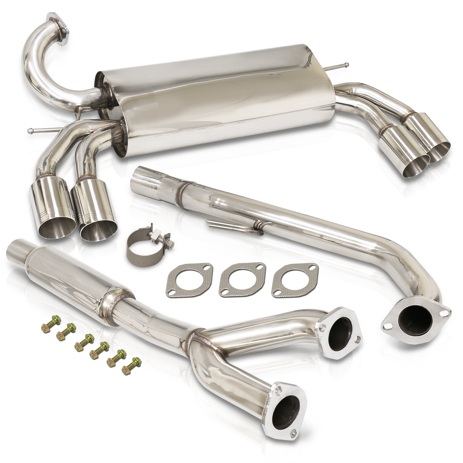 Hyundai Genesis Coupe 3.8L Turbo 2010-2016 Quad Tip