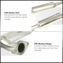 Load image into Gallery viewer, Infiniti G37 Sedan 2009-2013 / Q40 2014-2015 Oval Dual Tip Stainless Steel Catback Exhaust System (Piping: 2.5" / 65mm | Tip: 4.0")