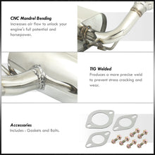 Load image into Gallery viewer, Infiniti G37 Sedan 2009-2013 / Q40 2014-2015 Oval Dual Tip Stainless Steel Catback Exhaust System (Piping: 2.5" / 65mm | Tip: 4.0")