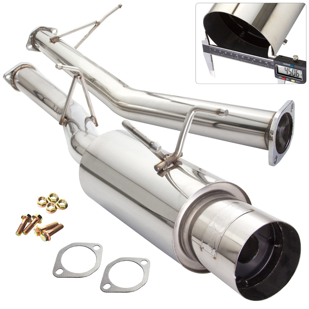 Nissan 240SX S13 1989-1994 N1 Style Stainless Steel Catback Exhaust System (Piping: 3.0