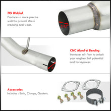 Load image into Gallery viewer, Subaru Impreza WRX / STI 2002-2007 N1 Style Stainless Steel Catback Exhaust System Gunmetal (Piping: 2.5" / 65mm to 3.0" / 76mm | Tip: 4.5")