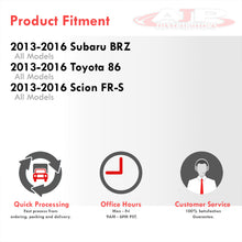 Load image into Gallery viewer, Scion FRS 2013-2016 / Subaru BRZ 2013-2016 Dual Tip Stainless Steel Catback Exhaust System Gunmetal (Piping: 2.5" / 65mm | Tip: 4.0")