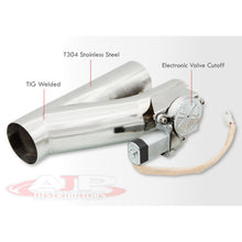 Load image into Gallery viewer, Universal 2.5" / 65mm Electric Exhaust Pipe Cut Out Valve Kit