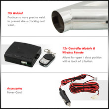 Load image into Gallery viewer, Universal 3.0" / 76mm Electric Exhaust Pipe Cut Out Valve Kit