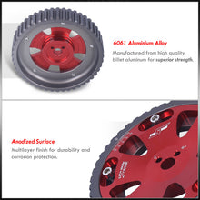 Load image into Gallery viewer, Mitsubishi Evo 1-9 4G63 4G63 Turbo Cam Gear Red