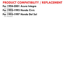 Load image into Gallery viewer, Acura Integra 1994-2001 / Honda Civic 1992-1995 / Del Sol 1993-1997 Front Upper Control Arms Camber Kit Blue