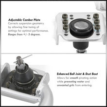 Load image into Gallery viewer, Acura Integra 1994-2001 / Honda Civic 1992-1995 / Del Sol 1993-1997 Front Upper Tubular Control Arms Camber Kit Silver