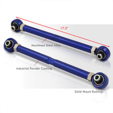 Load image into Gallery viewer, BMW 3 Series E90 E92 E93 RWD 2006-2011 / 1 Series E82 E88 RWD 2008-2013 Rear Control Toe Arms Kit Blue (Will Not Fit M3 & 1M Models)