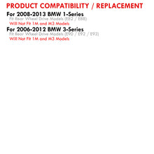 Load image into Gallery viewer, BMW 3 Series E90 E92 E93 RWD 2006-2011 / 1 Series E82 E88 RWD 2008-2013 Rear Control Toe Arms Kit Red (Will Not Fit M3 & 1M Models)