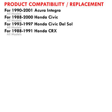 Load image into Gallery viewer, Acura Integra 1990-2001 / Honda Civic 1988-2000 / CRX 1988-1991 / Del Sol 1993-1997 Rear Control Arms Camber Kit Purple (Version 4)