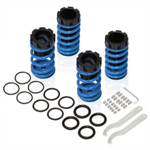 Load image into Gallery viewer, Mitsubishi Eclipse 1989-1999 / Nissan Sentra 1991-1999 / Toyota Corolla 1993-1997 Coilover Sleeves Kit Blue (Black Sleeves)
