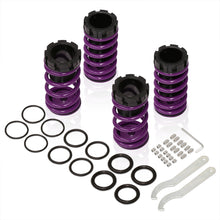 Load image into Gallery viewer, Mitsubishi Eclipse 1989-1999 / Nissan Sentra 1991-1999 / Toyota Corolla 1993-1997 Coilover Sleeves Kit Purple (Black Sleeves)