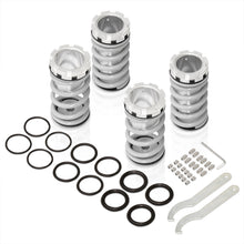 Load image into Gallery viewer, Mitsubishi Eclipse 1989-1999 / Nissan Sentra 1991-1999 / Toyota Corolla 1993-1997 Coilover Sleeves Kit Silver (Silver Sleeves)